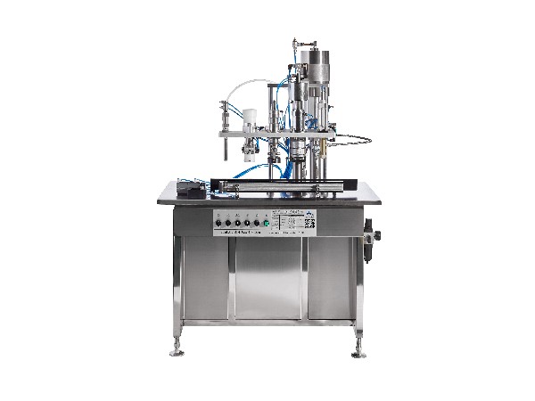 QGB型五合一半自動(dòng)氣霧劑灌裝機(jī)